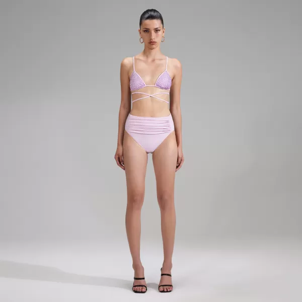 Swim & Resort*Self-Portrait Lilac High Waisted Bikini Brief